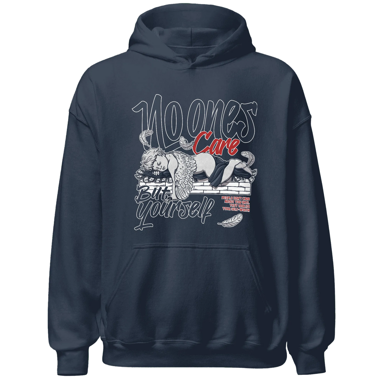 White-Navy-6s-Hoodie-Match-No-Ones-Care