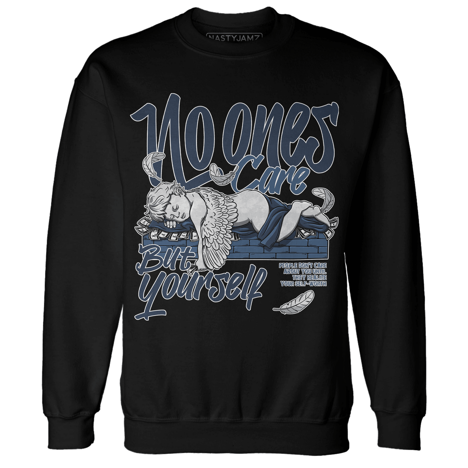 AM 1 86 Jackie RBS Sweatshirt Match No Ones Care - NastyJamz