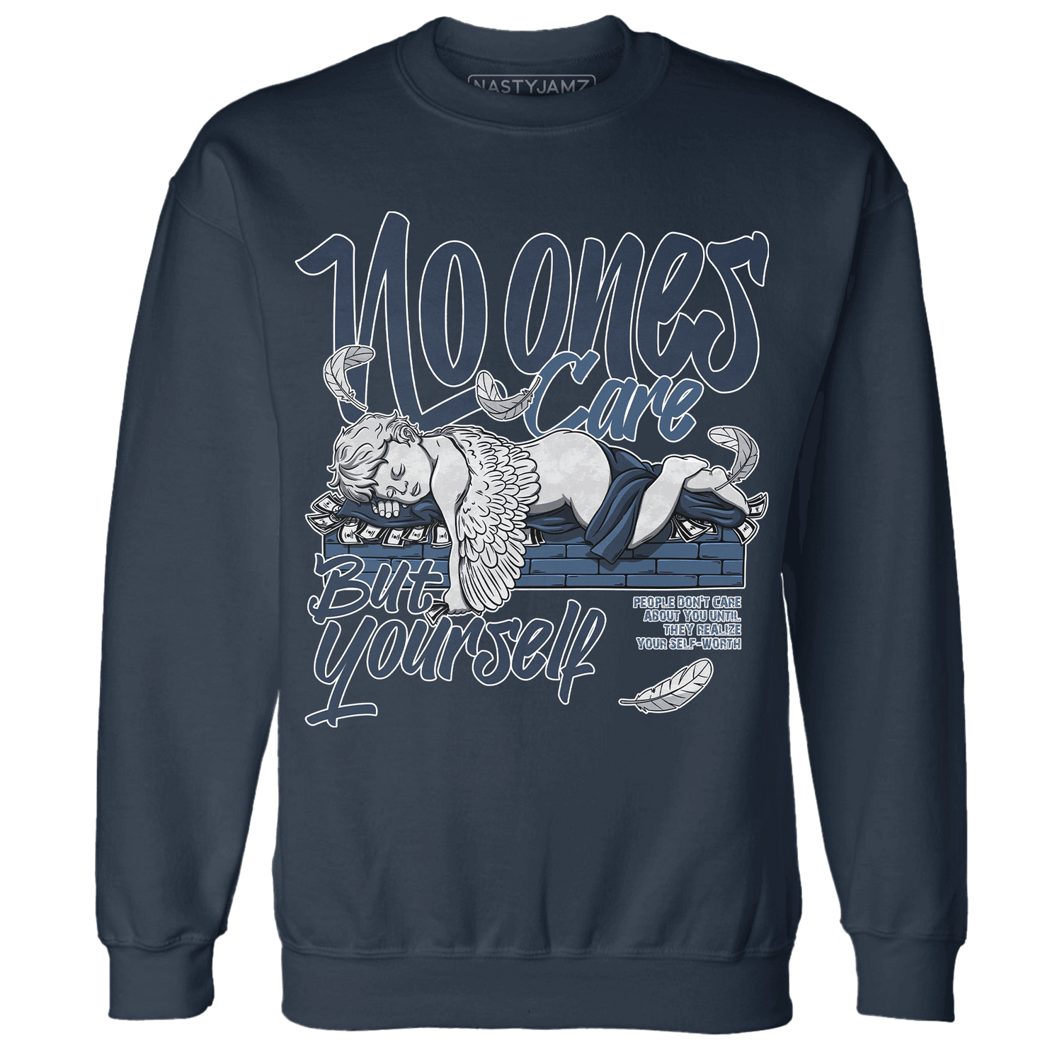 AM 1 86 Jackie RBS Sweatshirt Match No Ones Care - NastyJamz