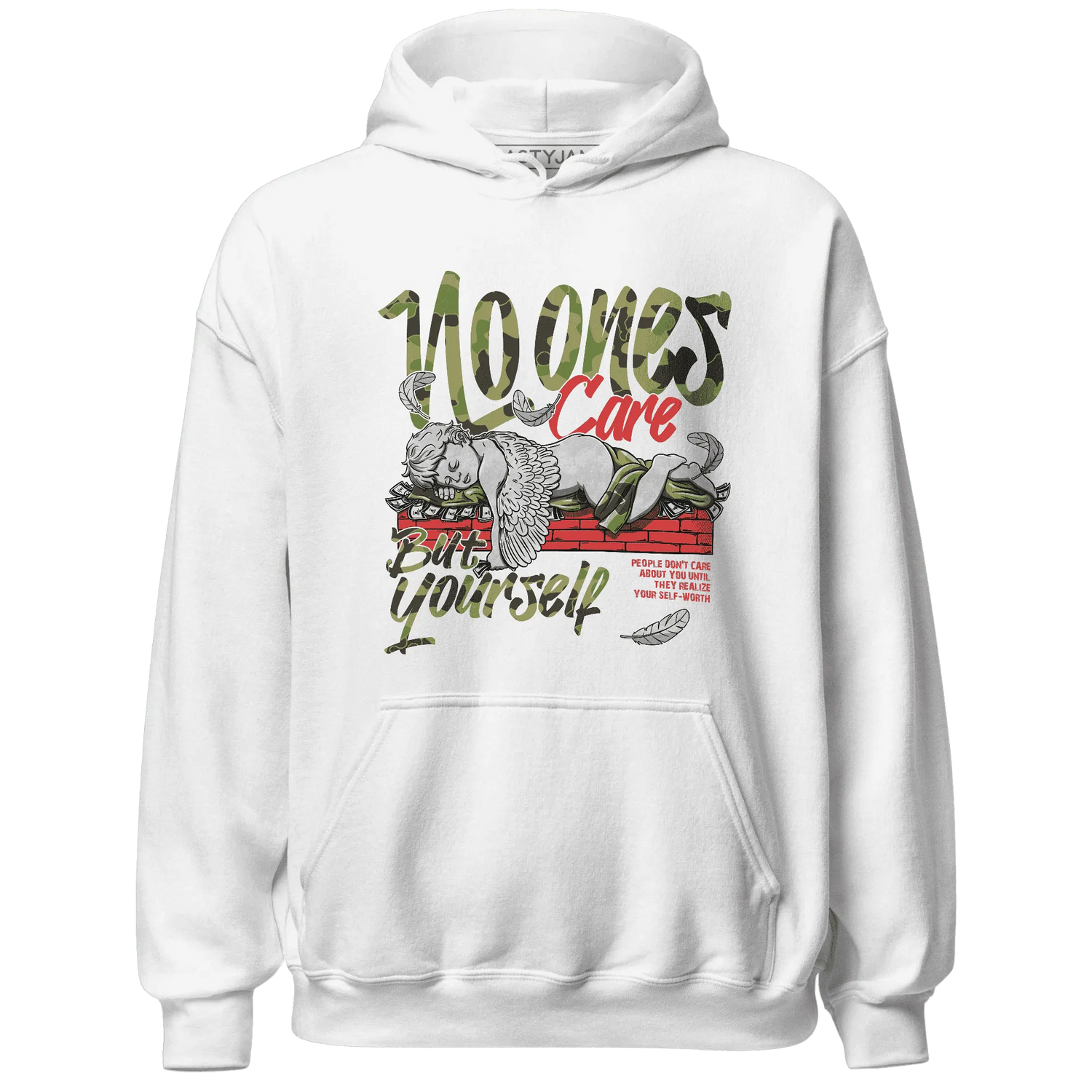 AM-90-Dark-Sage-Solar-Red-Hoodie-Match-No-Ones-Care
