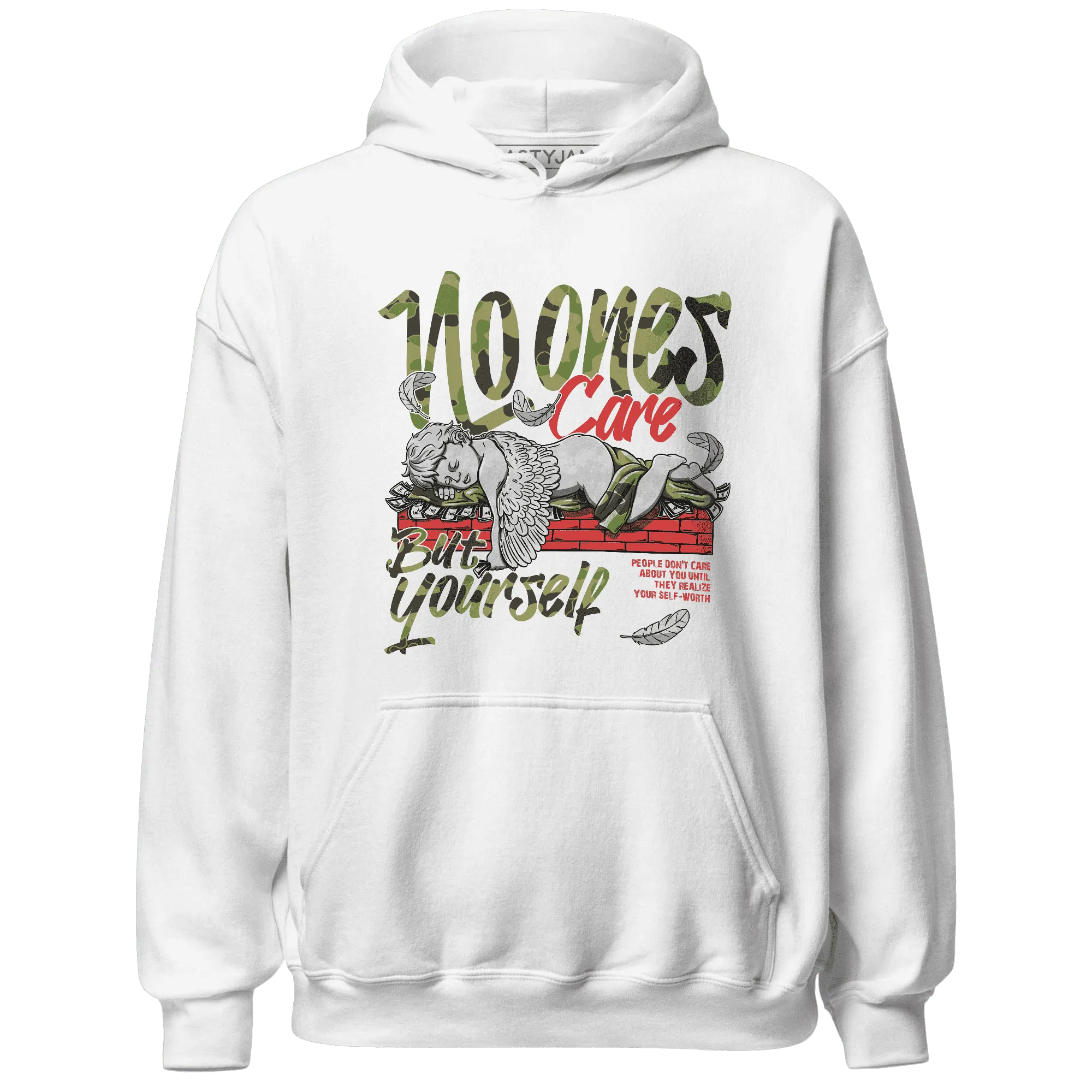 AM-90-Dark-Sage-Solar-Red-Hoodie-Match-No-Ones-Care
