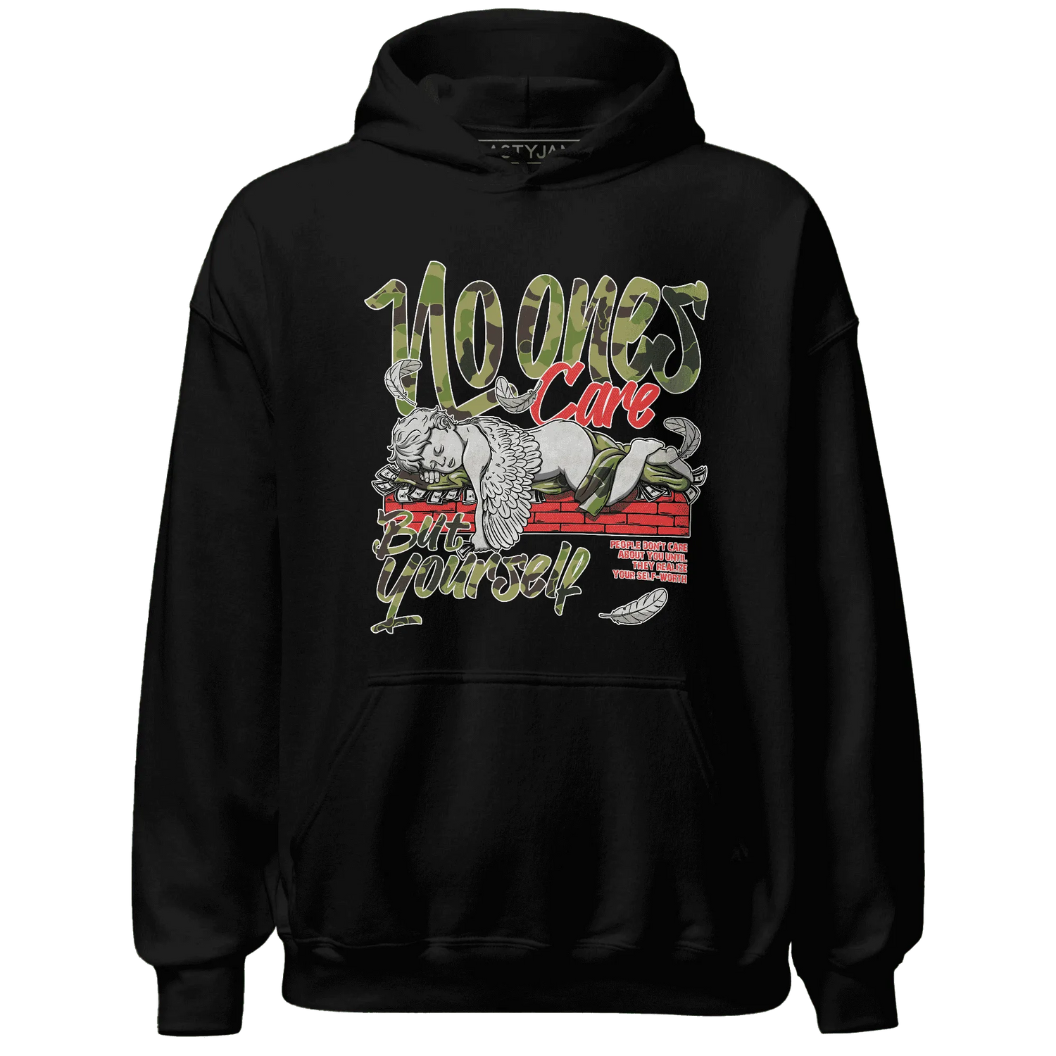 AM-90-Dark-Sage-Solar-Red-Hoodie-Match-No-Ones-Care