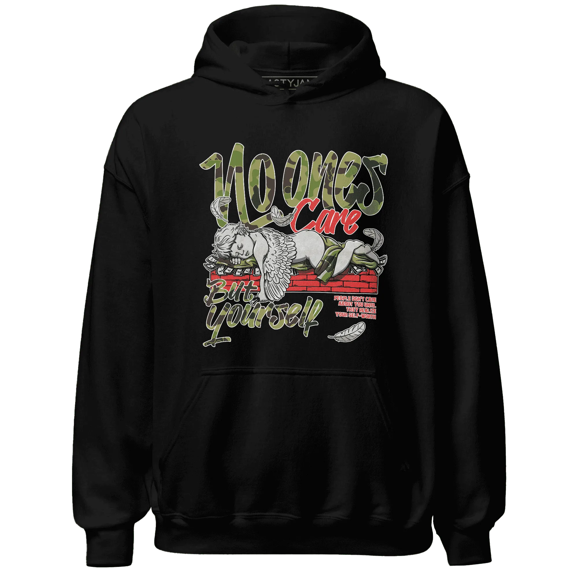 AM-90-Dark-Sage-Solar-Red-Hoodie-Match-No-Ones-Care