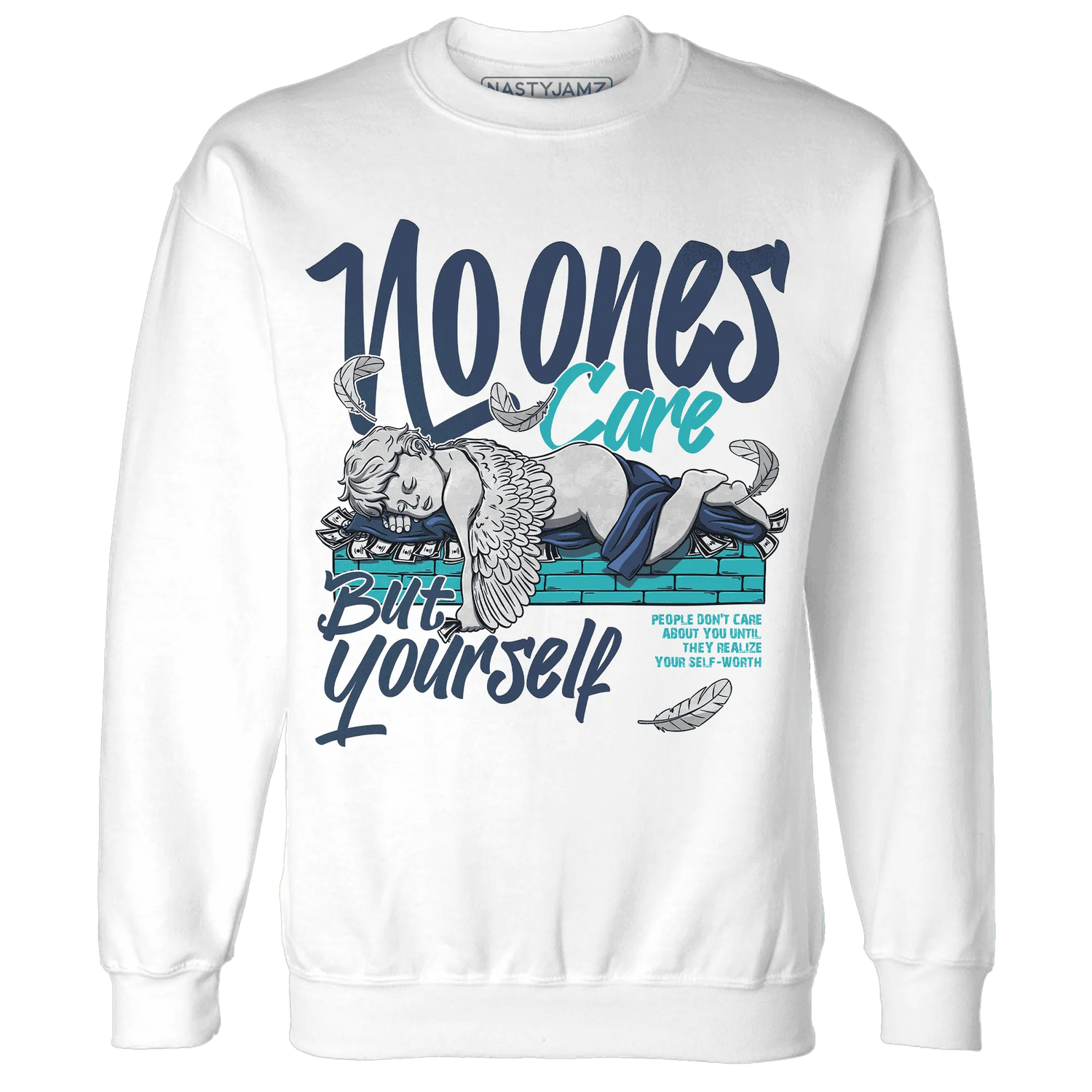 AM-Plus-Drift-Midnight-Navy-Total-Orange-Dusty-Cactus-NastyJamz-Sweatshirt-Match-No-Ones-Care