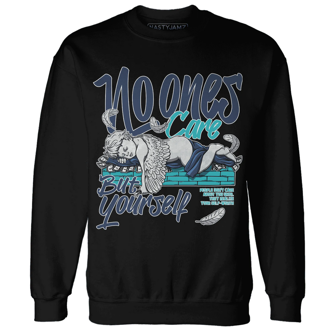 AM-Plus-Drift-Midnight-Navy-Total-Orange-Dusty-Cactus-NastyJamz-Sweatshirt-Match-No-Ones-Care