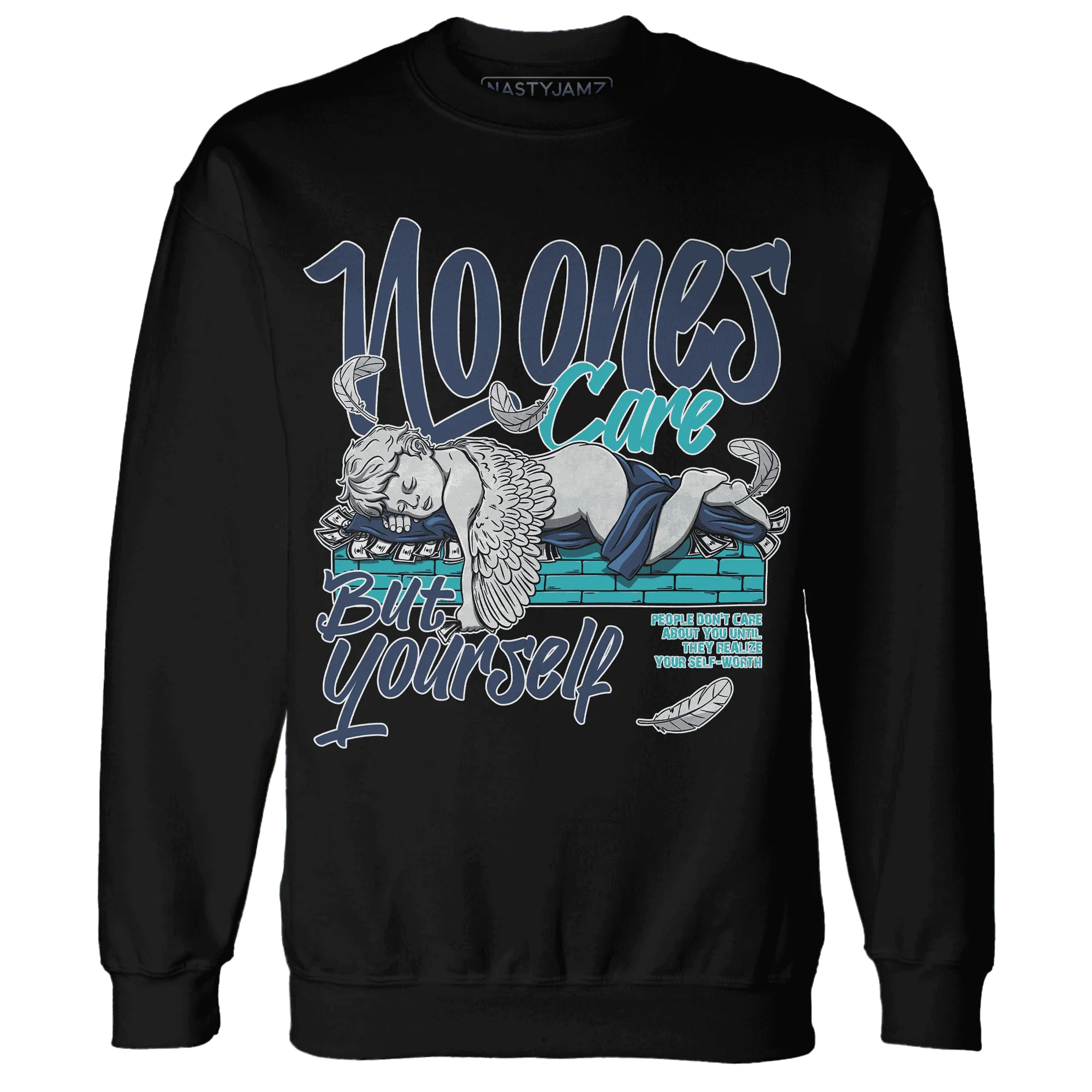 AM-Plus-Drift-Midnight-Navy-Total-Orange-Dusty-Cactus-NastyJamz-Sweatshirt-Match-No-Ones-Care