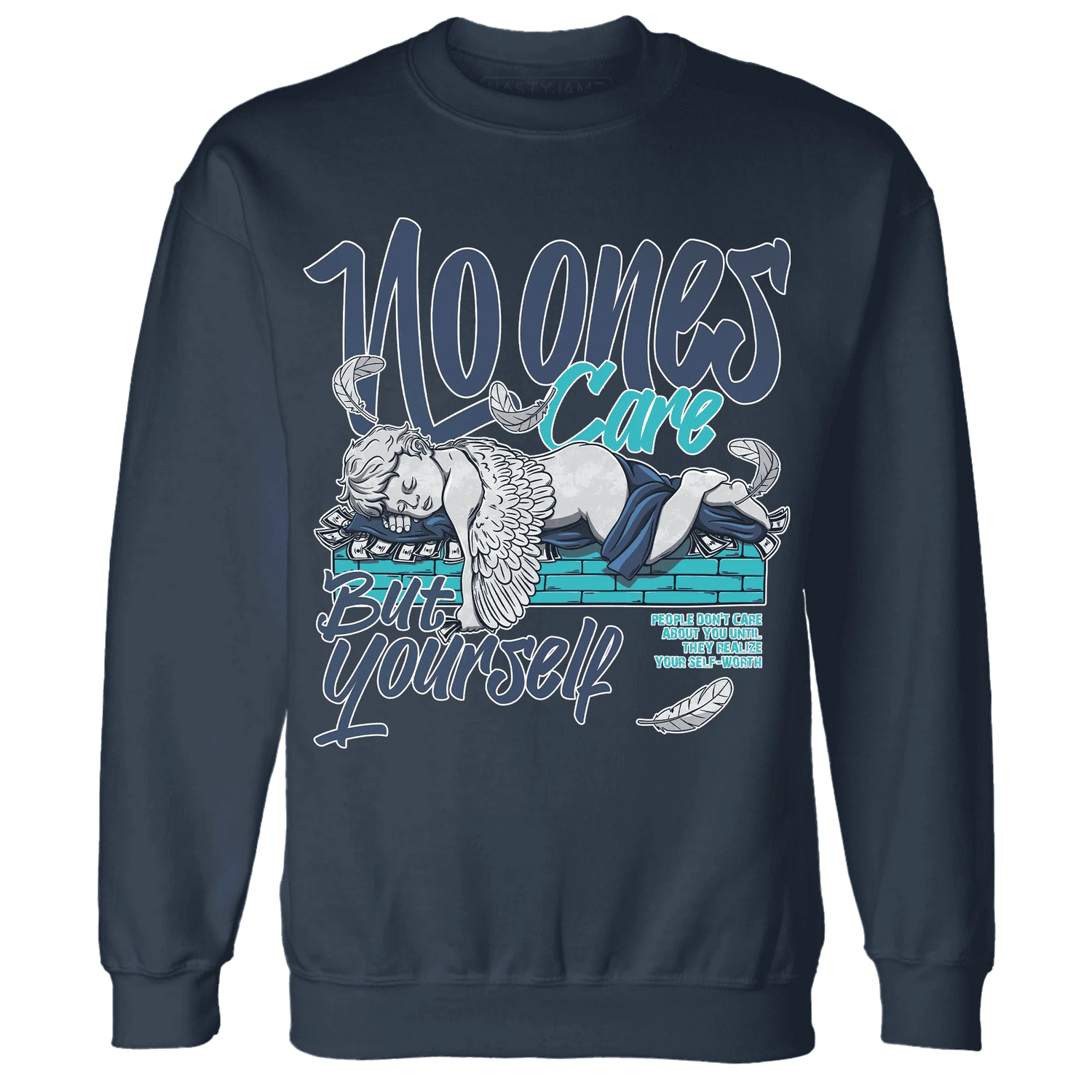 AM-Plus-Drift-Midnight-Navy-Total-Orange-Dusty-Cactus-NastyJamz-Sweatshirt-Match-No-Ones-Care