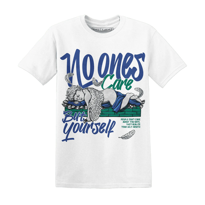 Dunk-Hyper-Royal-Malachite-T-Shirt-Match-No-Ones-Care