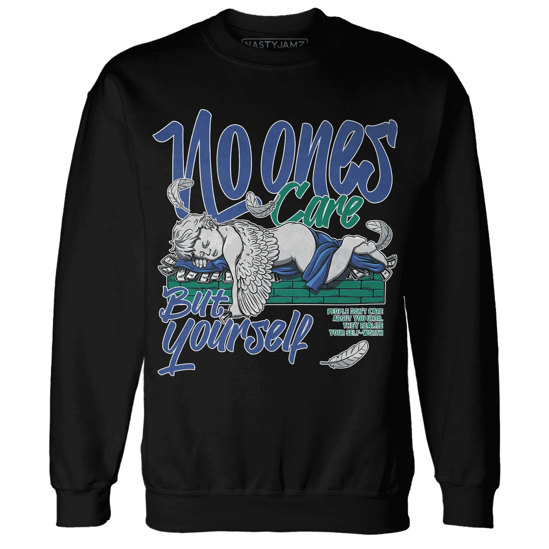 Dunk-Hyper-Royal-Malachite-Sweatshirt-Match-No-Ones-Care