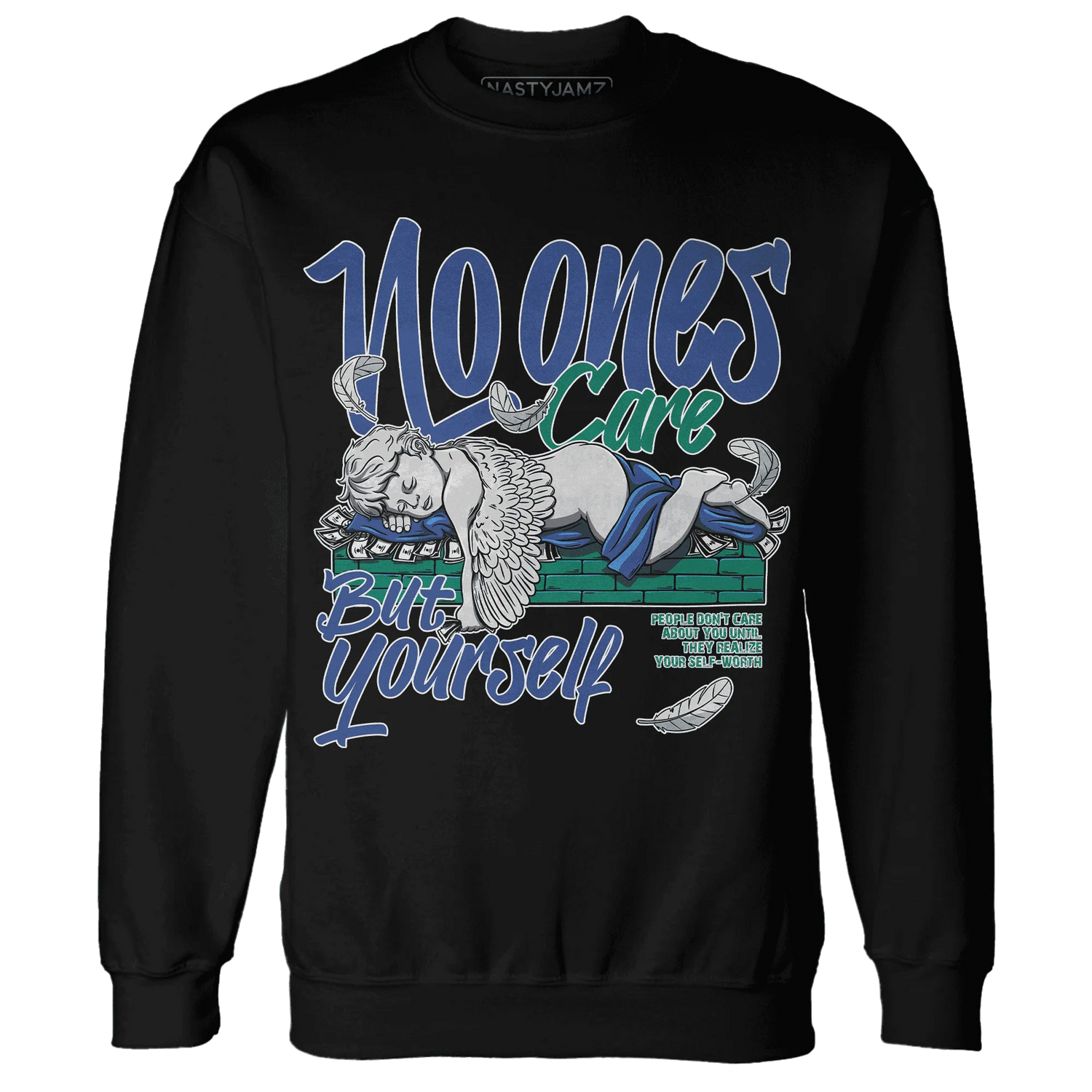 Dunk-Hyper-Royal-Malachite-Sweatshirt-Match-No-Ones-Care