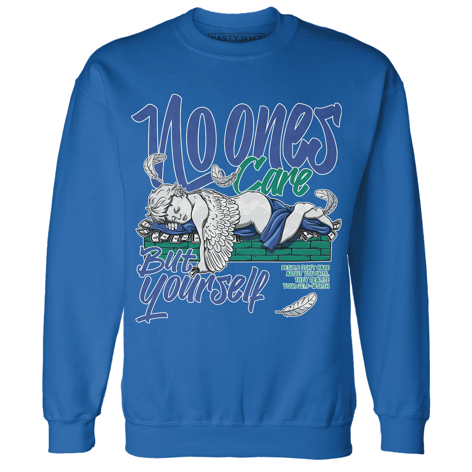 Dunk-Hyper-Royal-Malachite-Sweatshirt-Match-No-Ones-Care