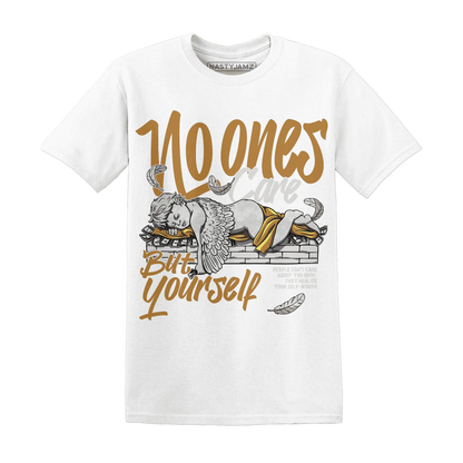 Dunk-Low-Retro-Wheat-Orange-T-Shirt-Match-No-Ones-Care
