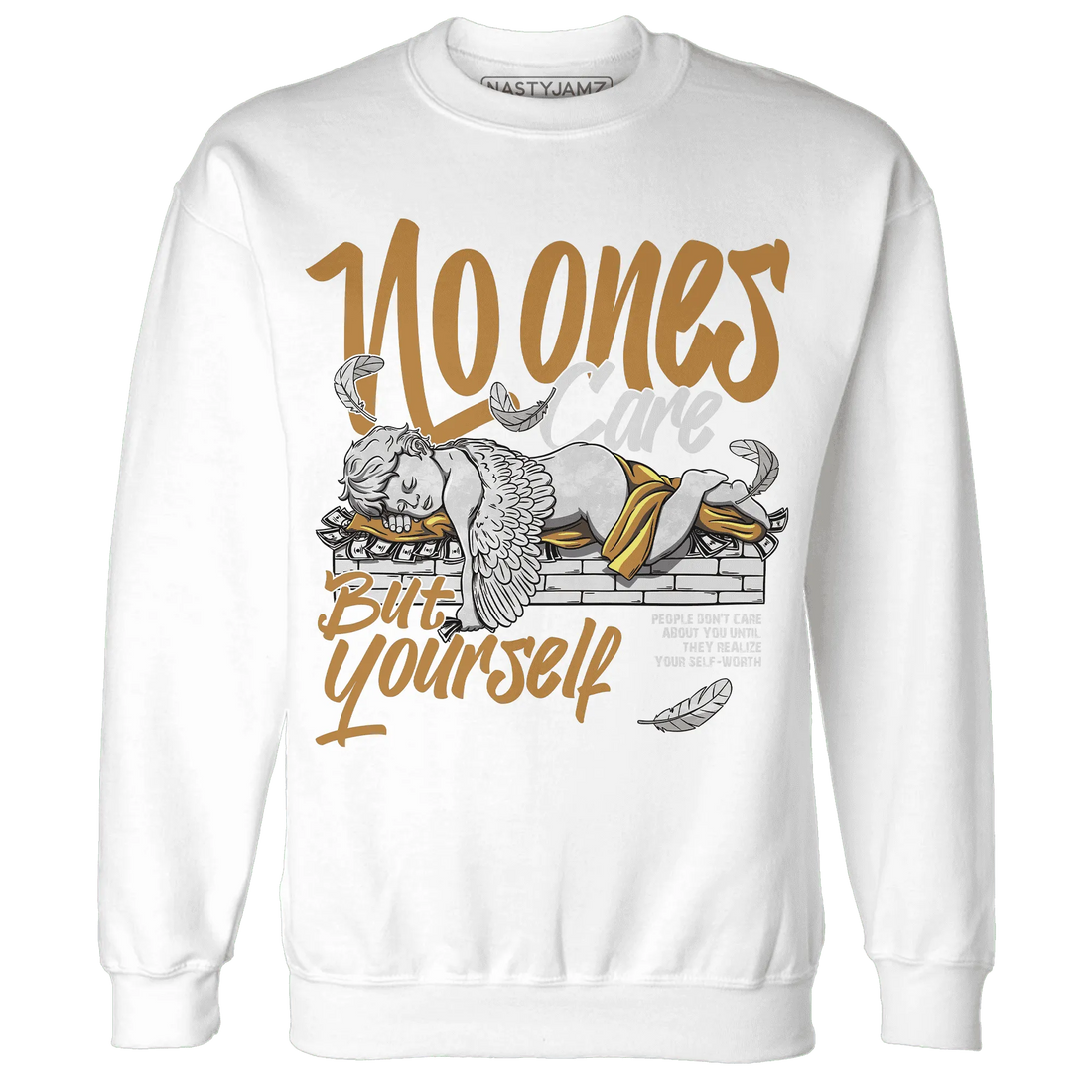 Dunk-Low-Retro-Wheat-Orange-Sweatshirt-Match-No-Ones-Care