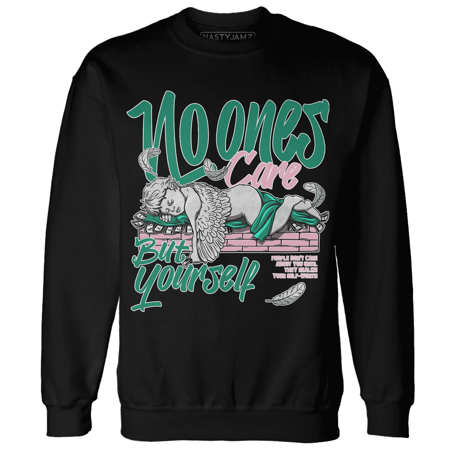 Dunk-Pink-Malachite-Medium-Soft-Low-Sail-NastyJamz-Sweatshirt-Match-No-Ones-Care