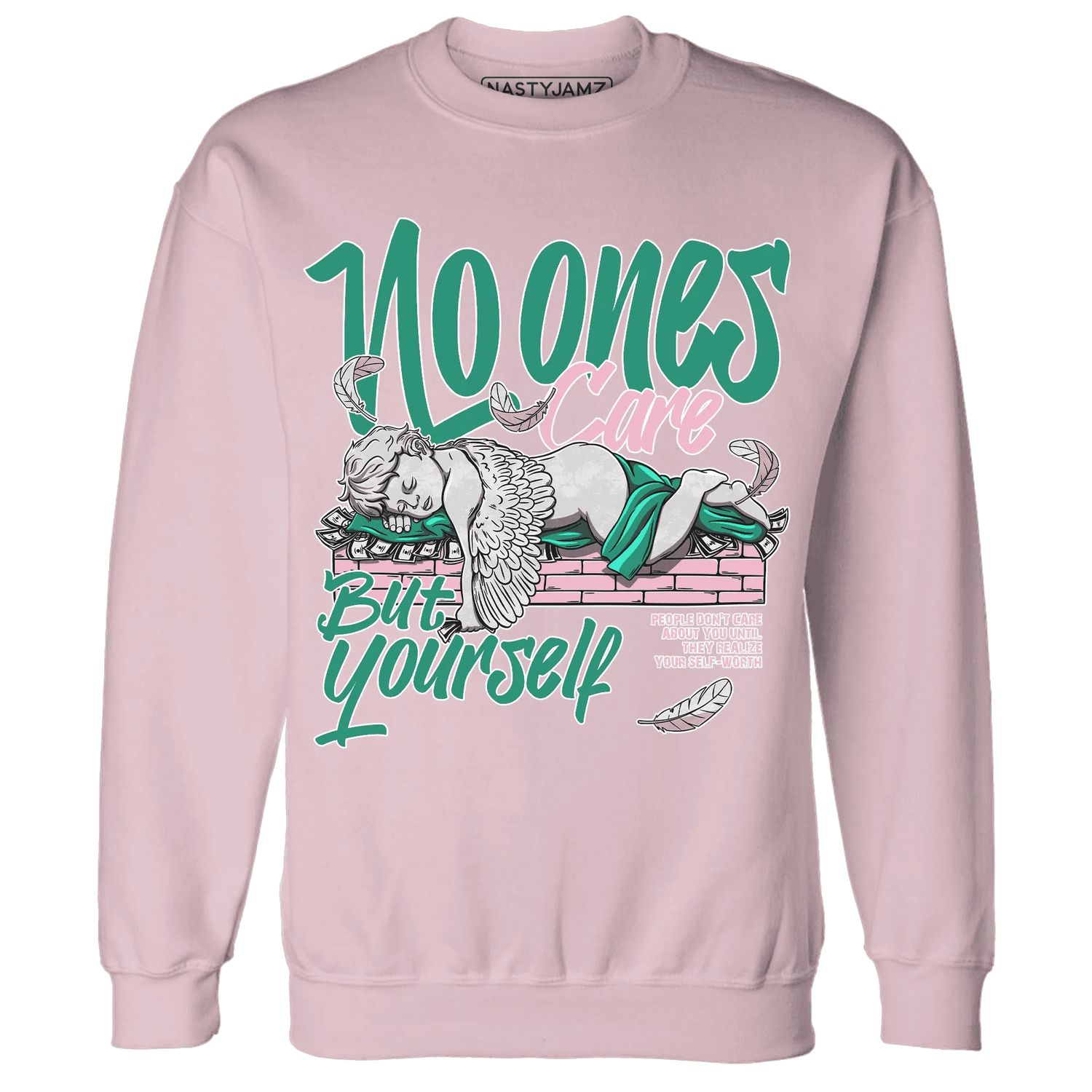 Dunk-Pink-Malachite-Medium-Soft-Low-Sail-NastyJamz-Sweatshirt-Match-No-Ones-Care