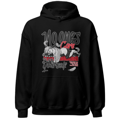 Jumman Jack University Red Hoodie Match No Ones Care - NastyJamz