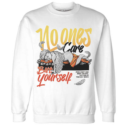 VaporMax-Crimson-Total-Orange-Plus-NastyJamz-Sweatshirt-Match-No-Ones-Care