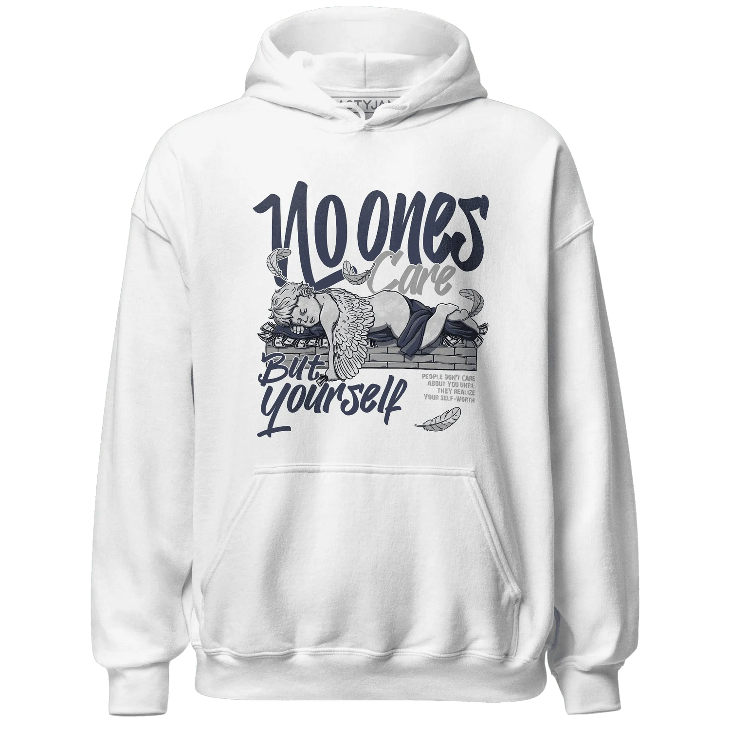 VaporMax-Plus-Midnight-Navy-White-Metallic-Silver-Hoodie-Match-No-Ones-Care