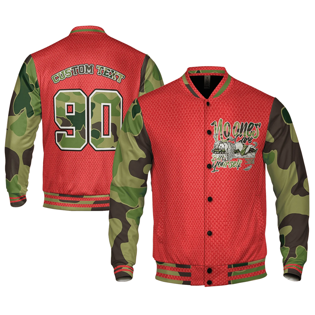 AM-90-Dark-Sage-Solar-Red-NastyJamz-Varsity-Match-No-Ones-Care
