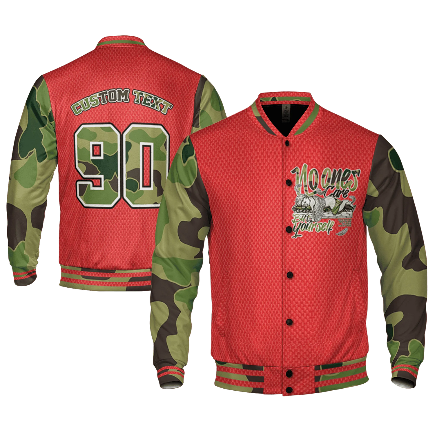 AM-90-Dark-Sage-Solar-Red-NastyJamz-Varsity-Match-No-Ones-Care