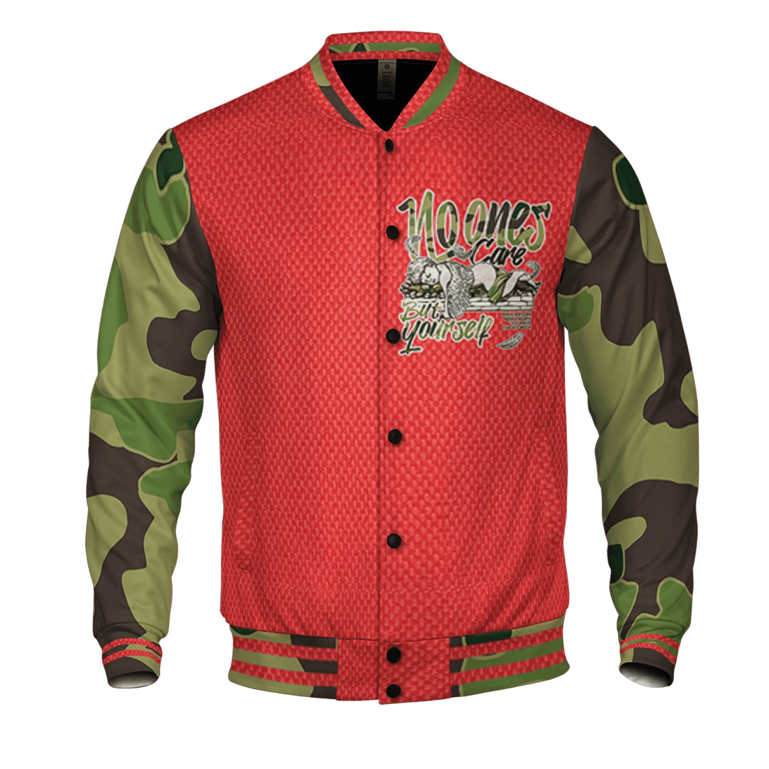 AM-90-Dark-Sage-Solar-Red-NastyJamz-Varsity-Match-No-Ones-Care