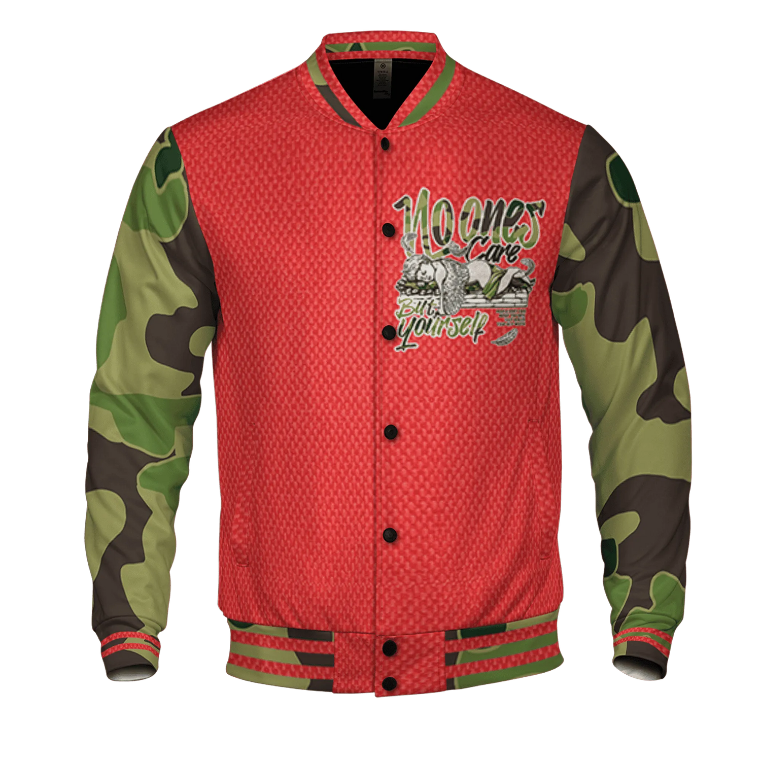 AM-90-Dark-Sage-Solar-Red-NastyJamz-Varsity-Match-No-Ones-Care