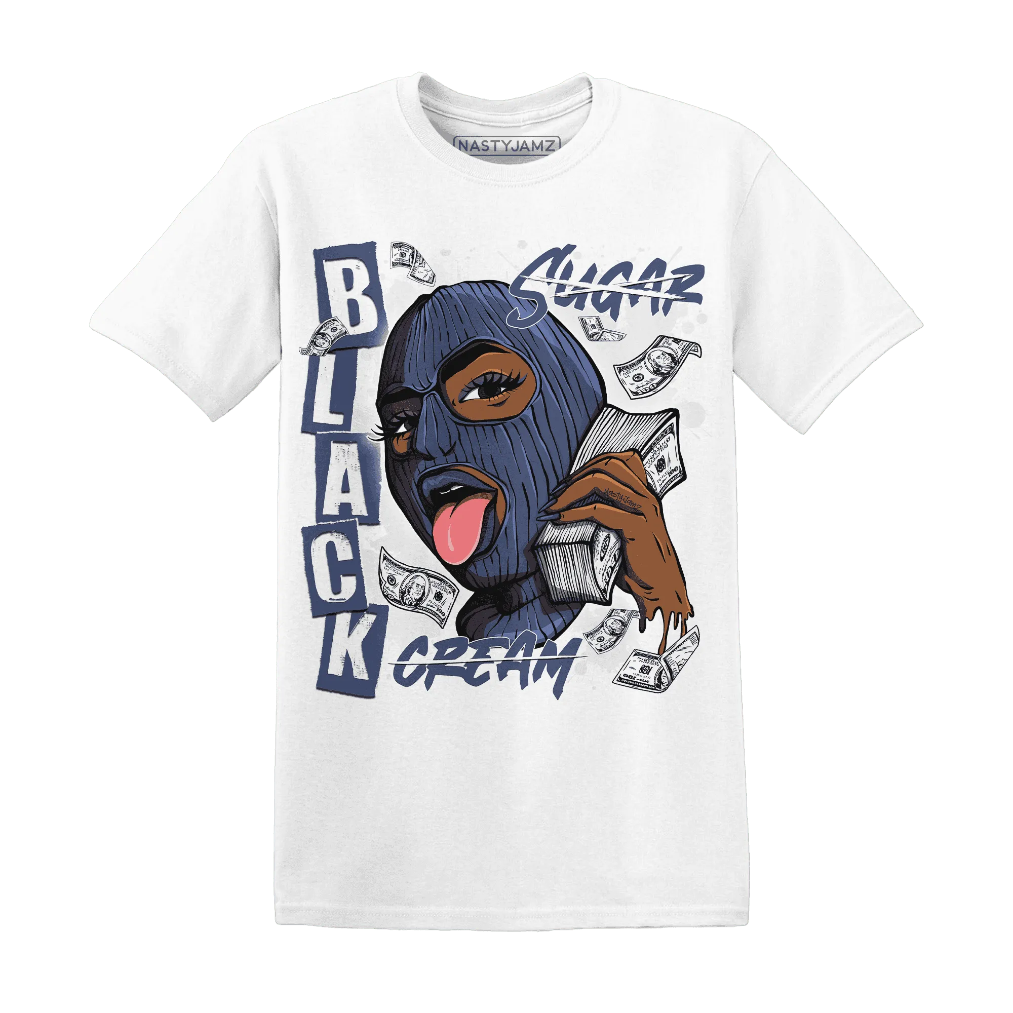 Low-Diffused-Blue-11s-T-Shirt-Match-No-Sugar-No-Cream