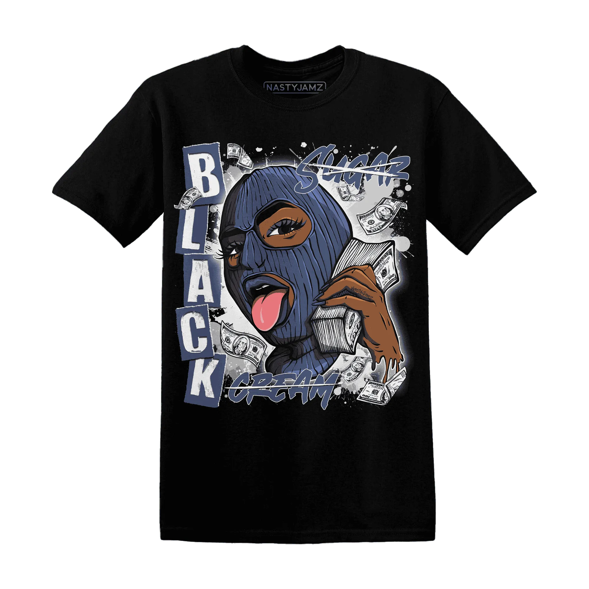 Low-Diffused-Blue-11s-T-Shirt-Match-No-Sugar-No-Cream