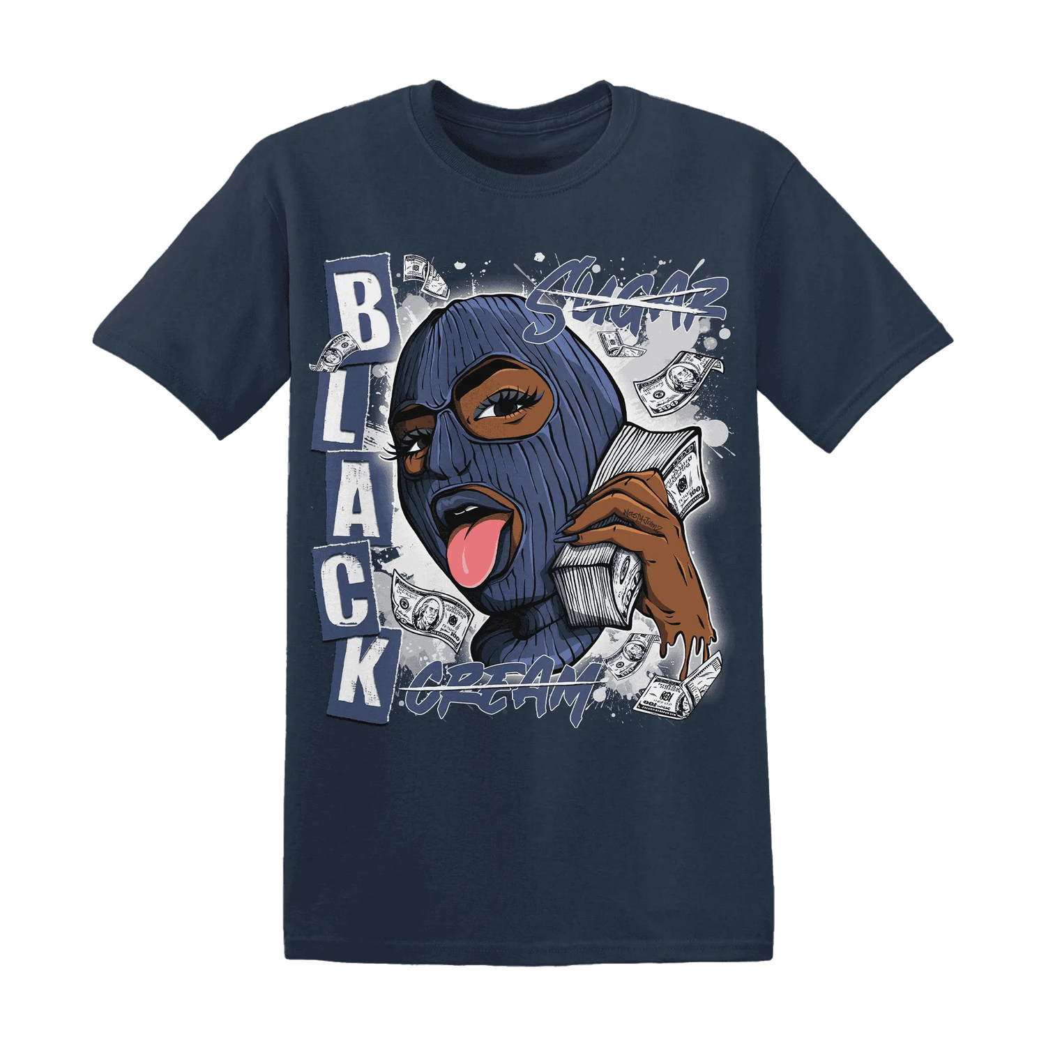 Low-Diffused-Blue-11s-T-Shirt-Match-No-Sugar-No-Cream