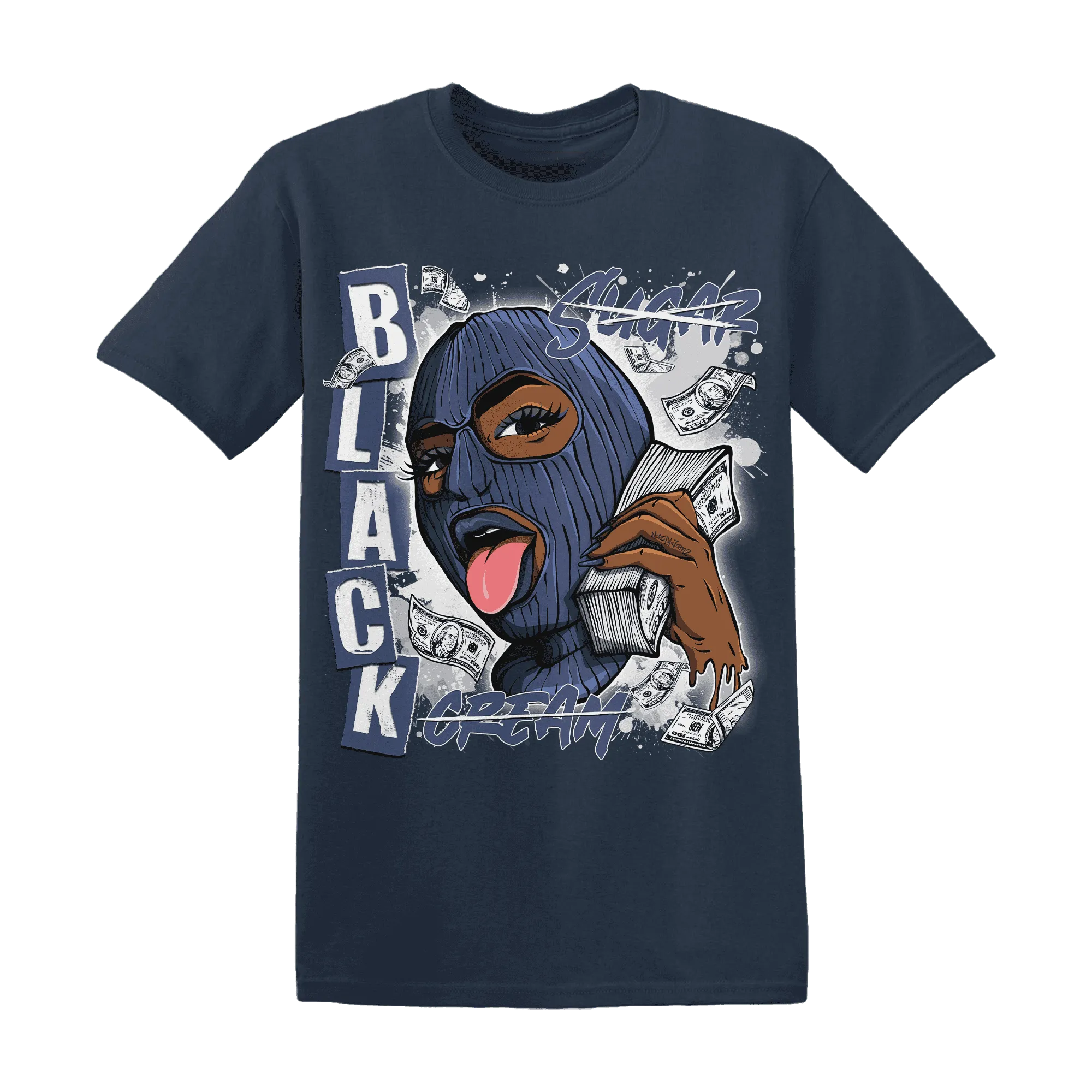 Low-Diffused-Blue-11s-T-Shirt-Match-No-Sugar-No-Cream