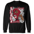 Retro Red Taxi 12s Sweatshirt Match No Sugar No Cream - NastyJamz