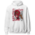 Retro Red Taxi 12s Hoodie Match No Sugar No Cream - NastyJamz
