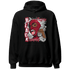 Retro Red Taxi 12s Hoodie Match No Sugar No Cream - NastyJamz