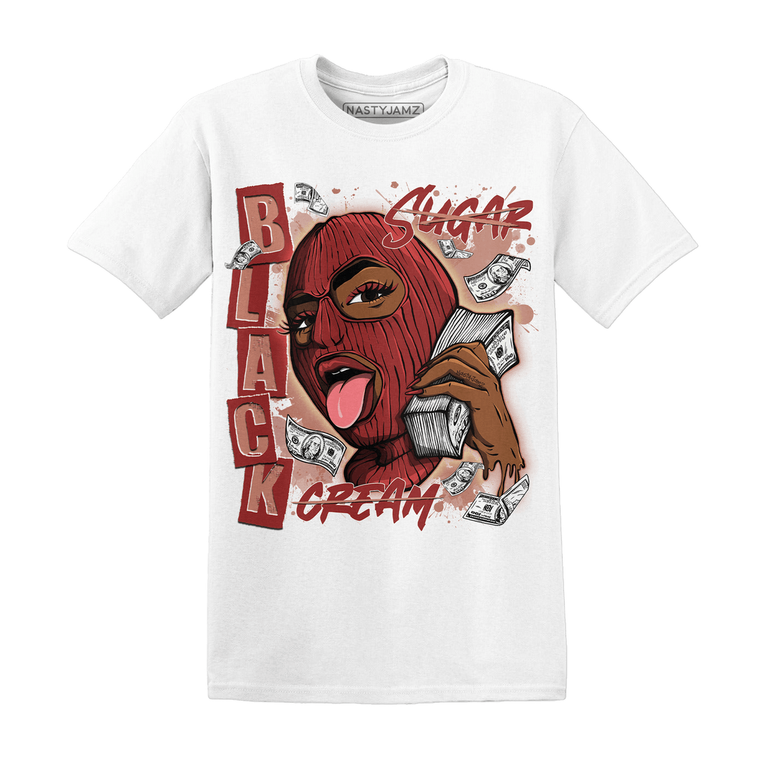 Dune Red 13s T Shirt Match No Sugar No Cream - NastyJamz