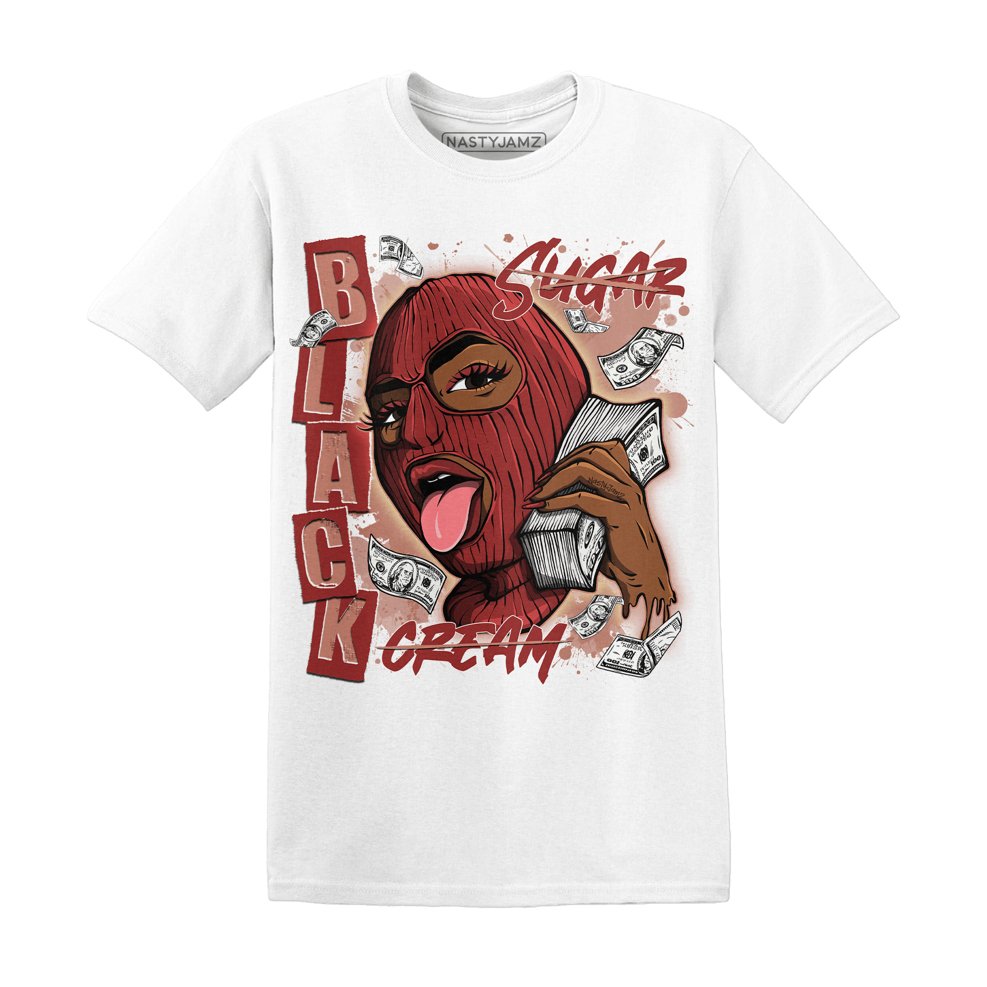 Dune Red 13s T Shirt Match No Sugar No Cream - NastyJamz