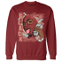 Dune Red 13s Sweatshirt Match No Sugar No Cream - NastyJamz