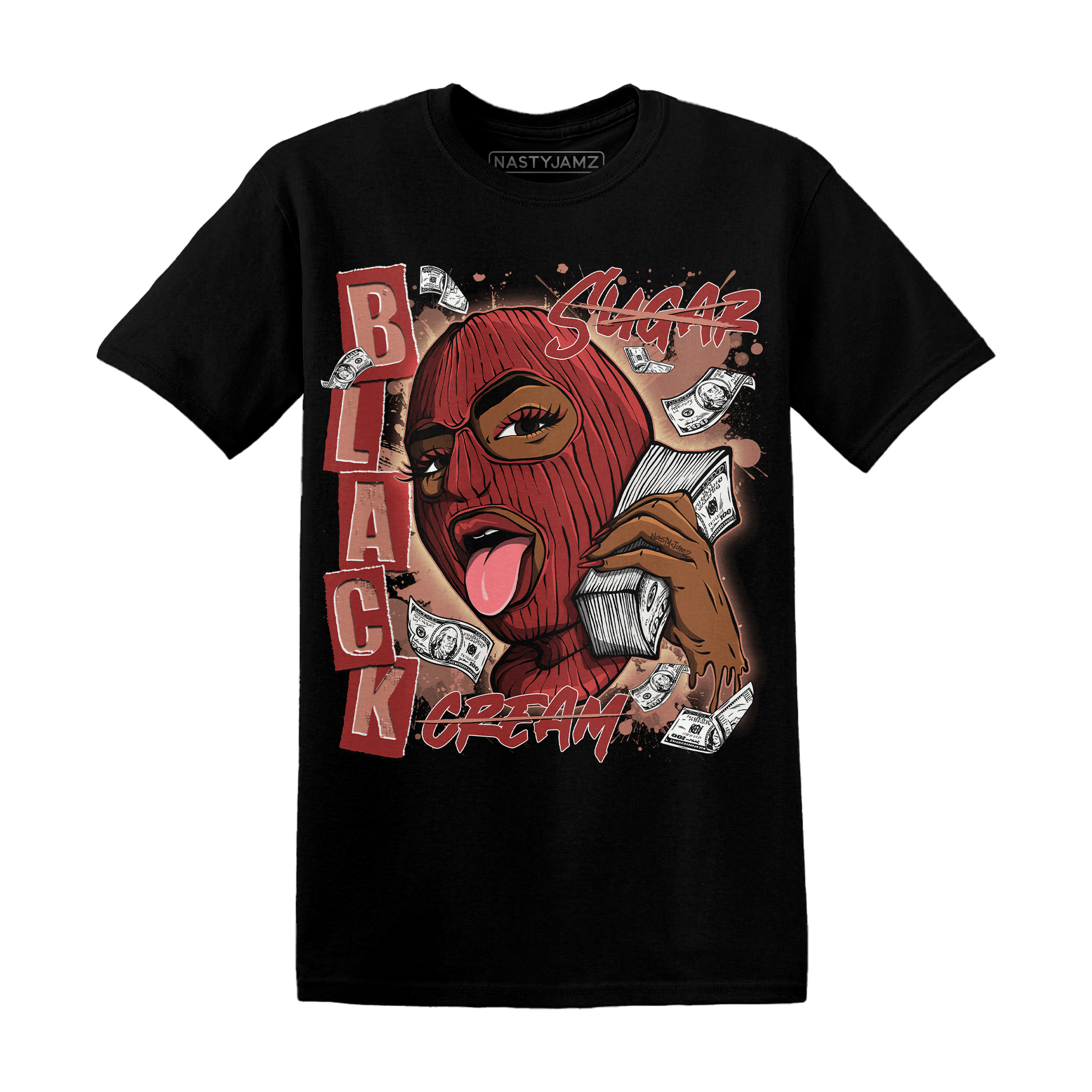 Dune Red 13s T Shirt Match No Sugar No Cream - NastyJamz