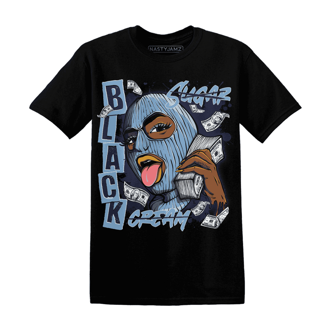 First In Flight 1s T Shirt Match No Sugar No Cream - NastyJamz