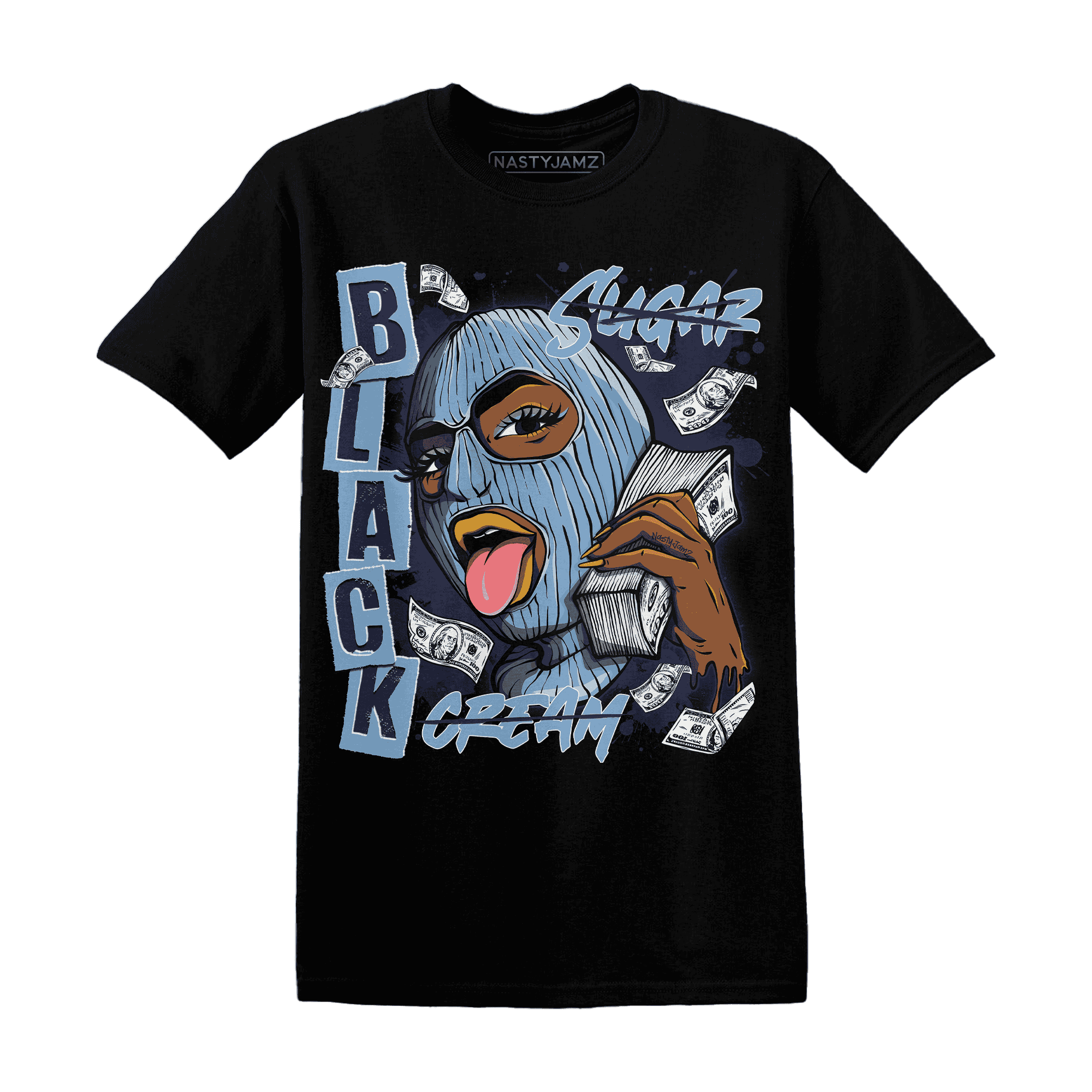 First In Flight 1s T Shirt Match No Sugar No Cream - NastyJamz