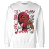 High 85 Metallic Burgundy 1s Sweatshirt Match No Sugar No Cream - NastyJamz