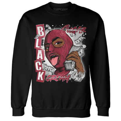 High 85 Metallic Burgundy 1s Sweatshirt Match No Sugar No Cream - NastyJamz