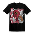 High 85 Metallic Burgundy 1s T Shirt Match No Sugar No Cream - NastyJamz