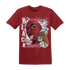High 85 Metallic Burgundy 1s T Shirt Match No Sugar No Cream - NastyJamz
