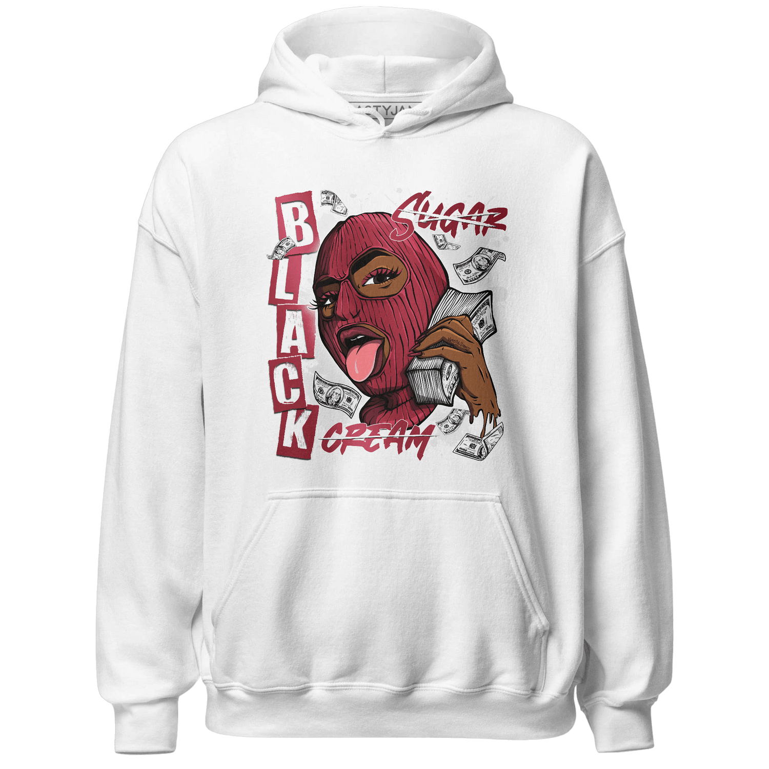 High 85 Metallic Burgundy 1s Hoodie Match No Sugar No Cream - NastyJamz
