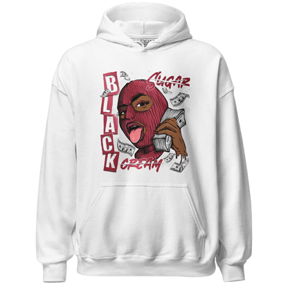 High 85 Metallic Burgundy 1s Hoodie Match No Sugar No Cream - NastyJamz