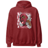 High 85 Metallic Burgundy 1s Hoodie Match No Sugar No Cream - NastyJamz