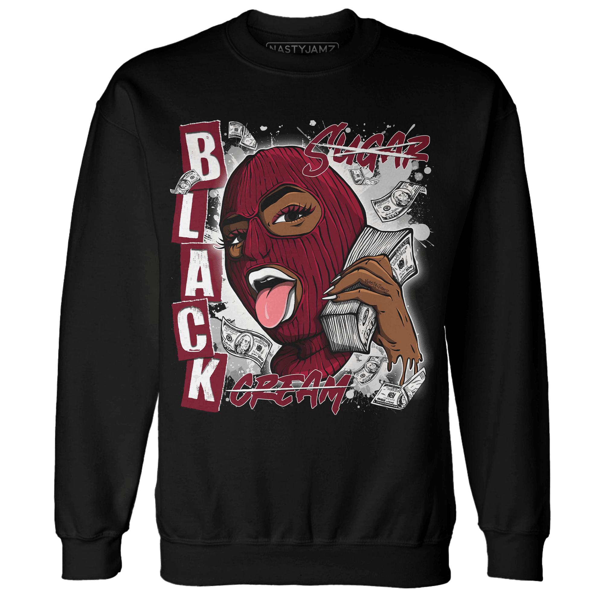 High White Team Red 1s Sweatshirt Match No Sugar No Cream - NastyJamz