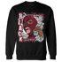 High White Team Red 1s Sweatshirt Match No Sugar No Cream - NastyJamz