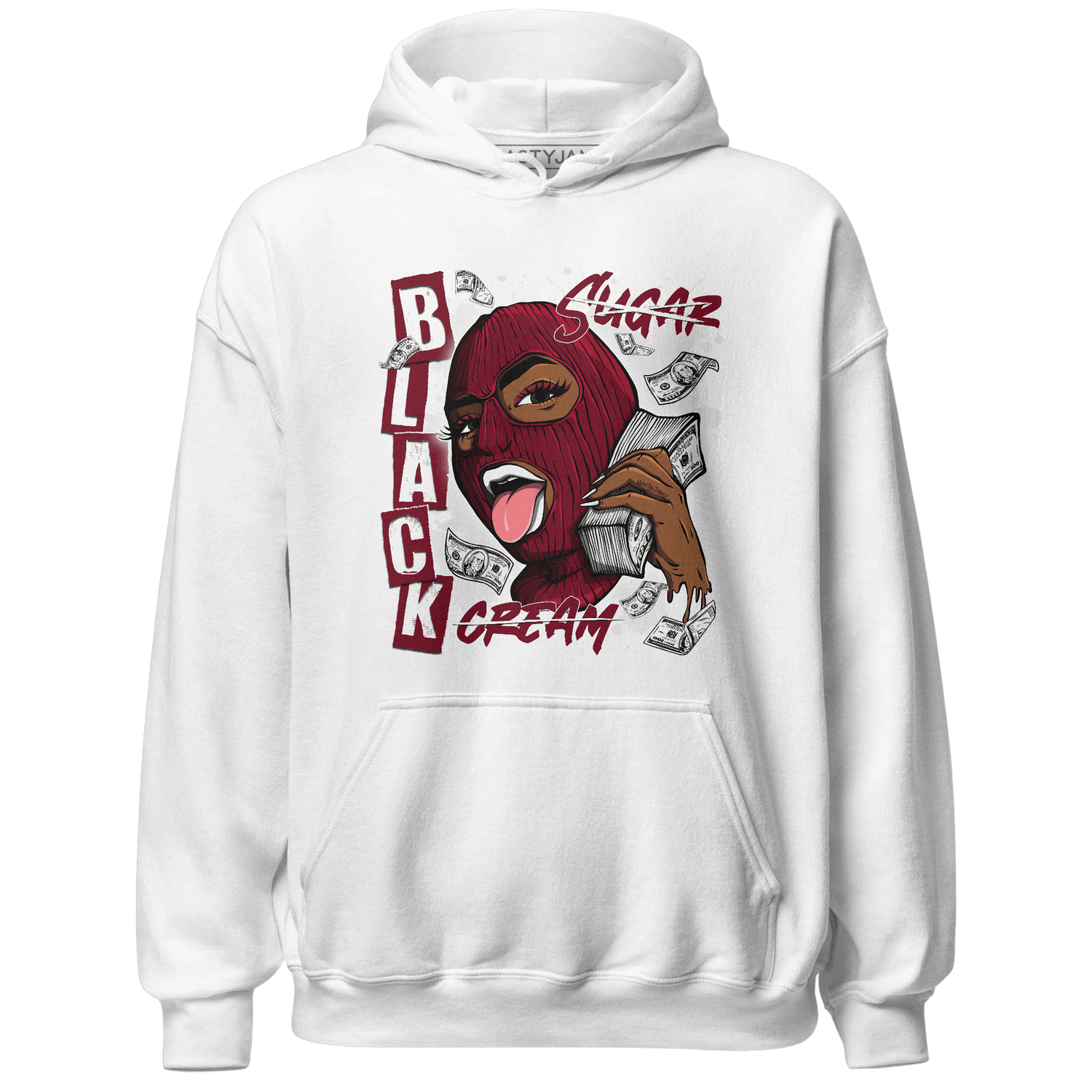 High White Team Red 1s Hoodie Match No Sugar No Cream - NastyJamz