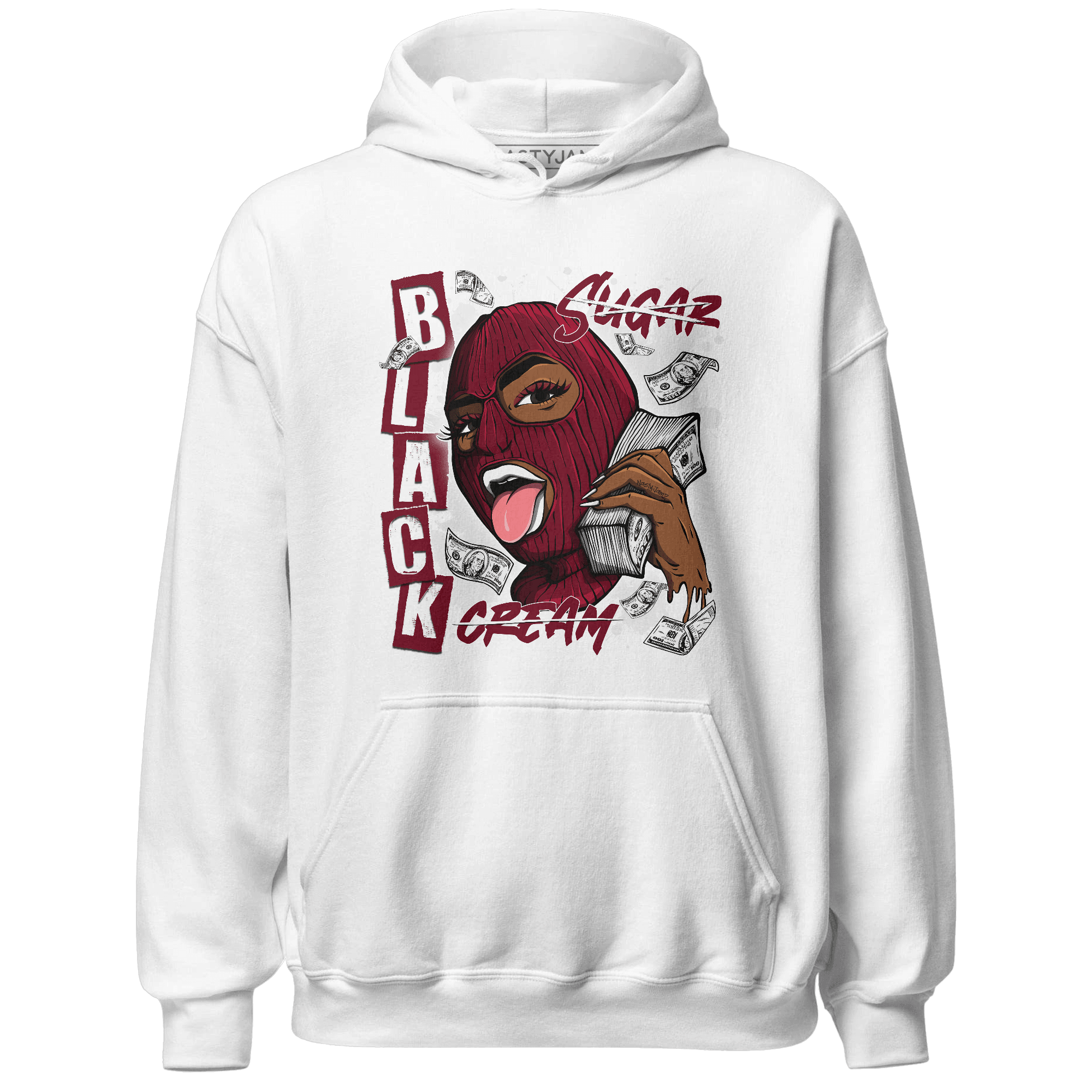 High White Team Red 1s Hoodie Match No Sugar No Cream - NastyJamz